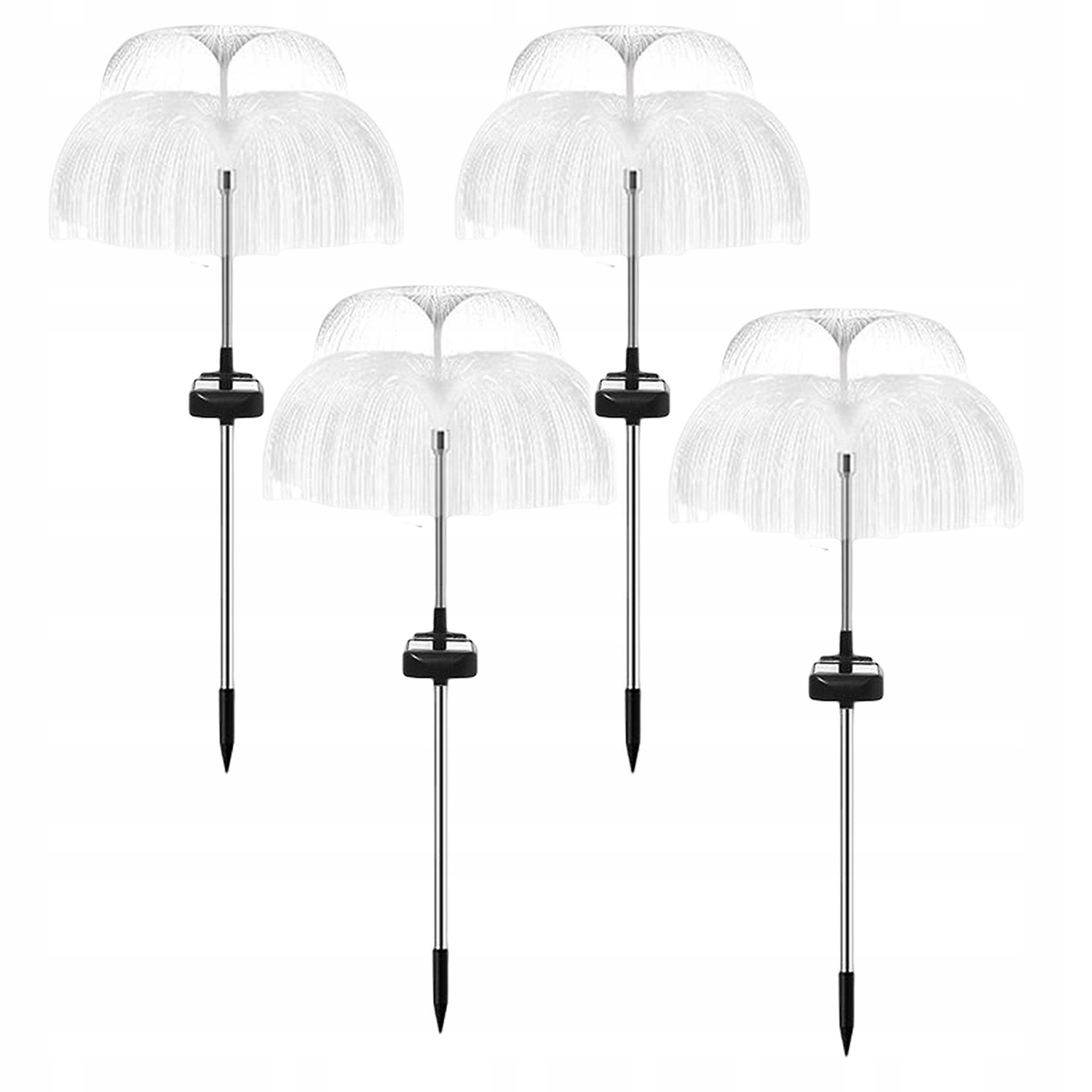 Solární lampy do zahrady na terasu na balkon Medúza Rgb Led 4 kusy