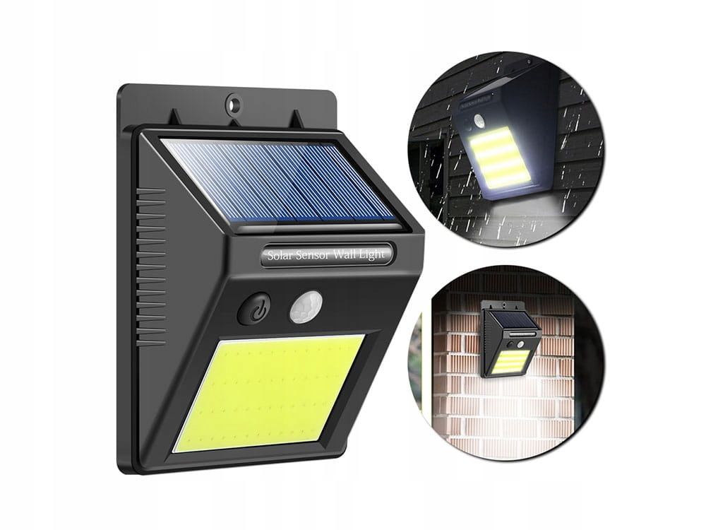 

Lampa Solarna 48 Led Czujnik Zmierzchu i Ruchu