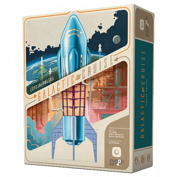 Galactic Cruise gra planszowa Strategiczna kosmos 4/5 Top Bgg eurogra