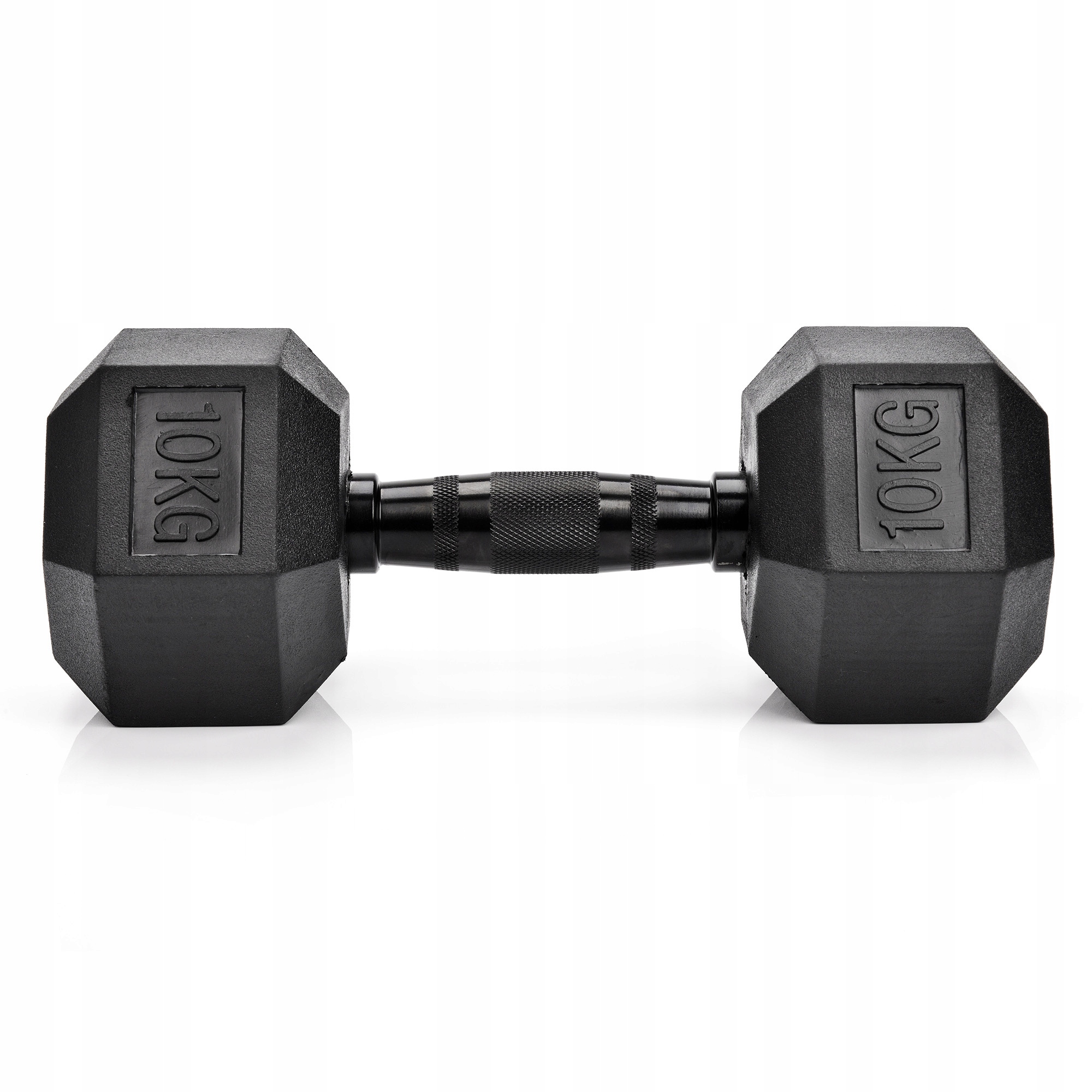 Hexagonální činka hex litinová činka pro cvičení posilovna pogumovaná 15 kg