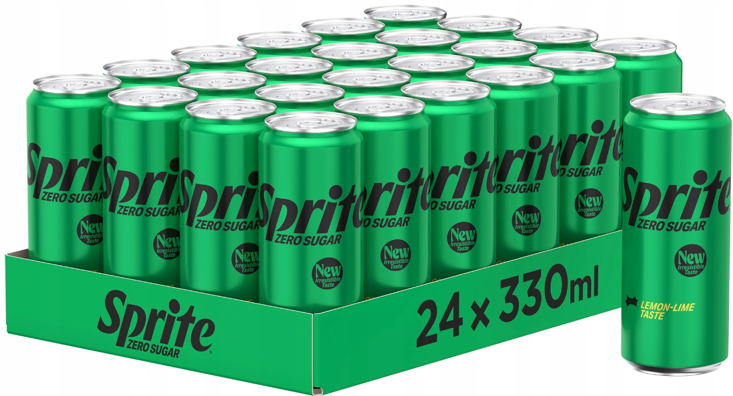 Sprite Cytrynowo Limonkowy Zero puszka 330ml 24szt Drs