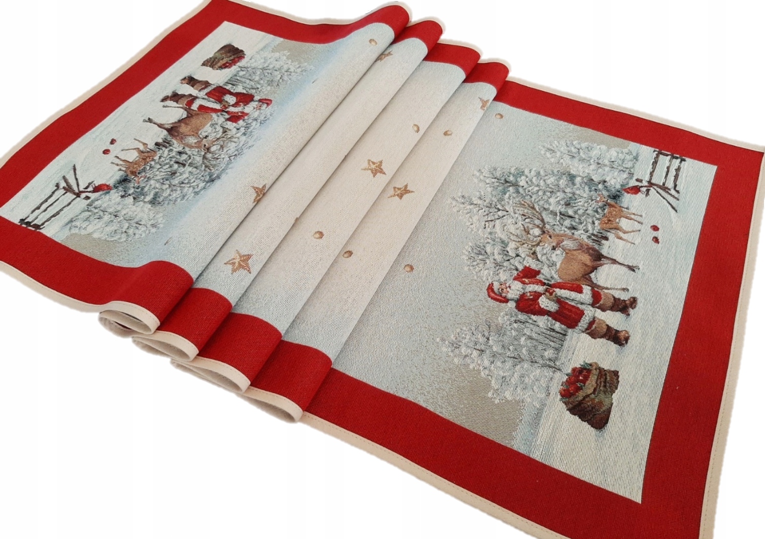 Běhoun se Santa Clausem 47x140 cm 1151