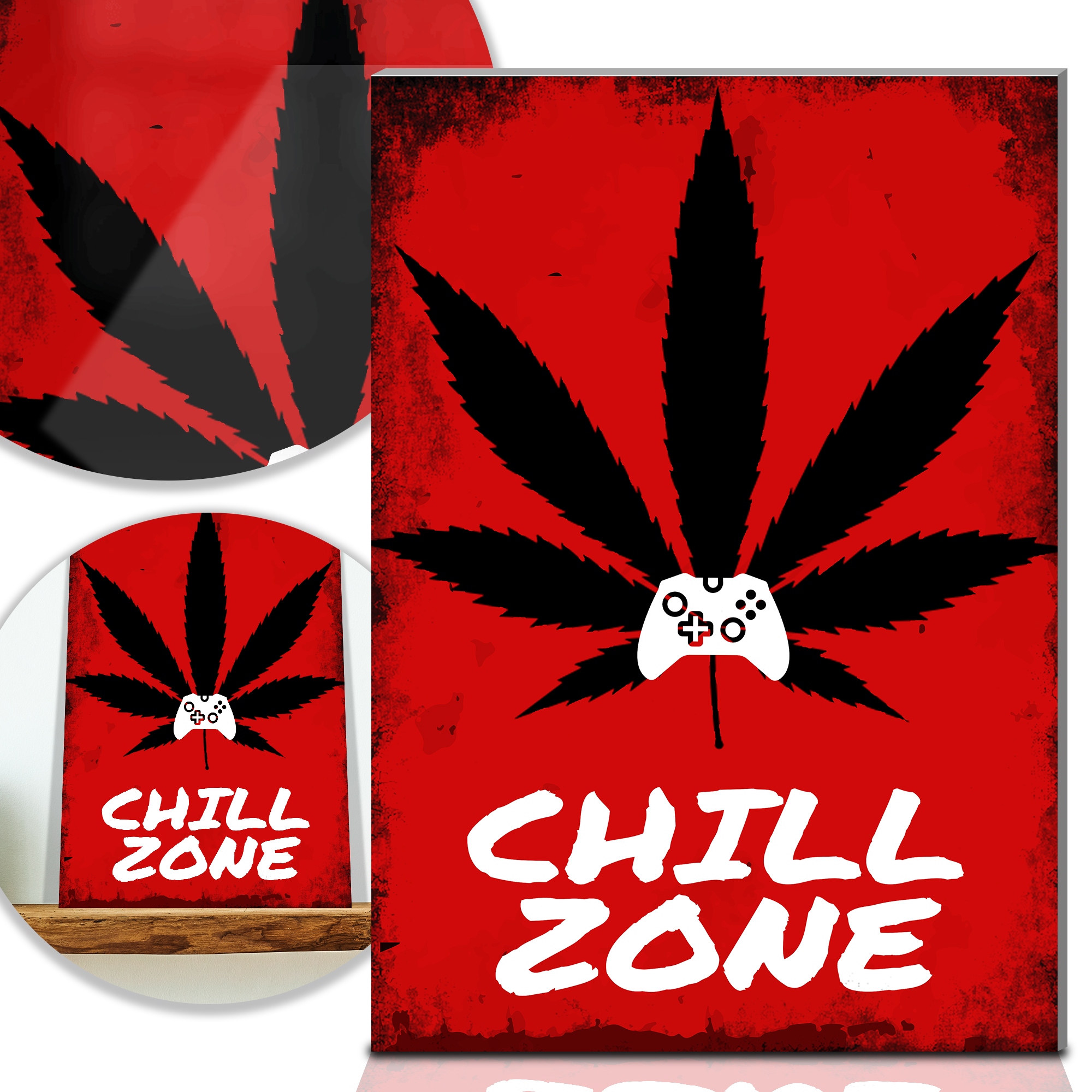 

Tabliczka do Pokoju dla Gracza Chill Zone