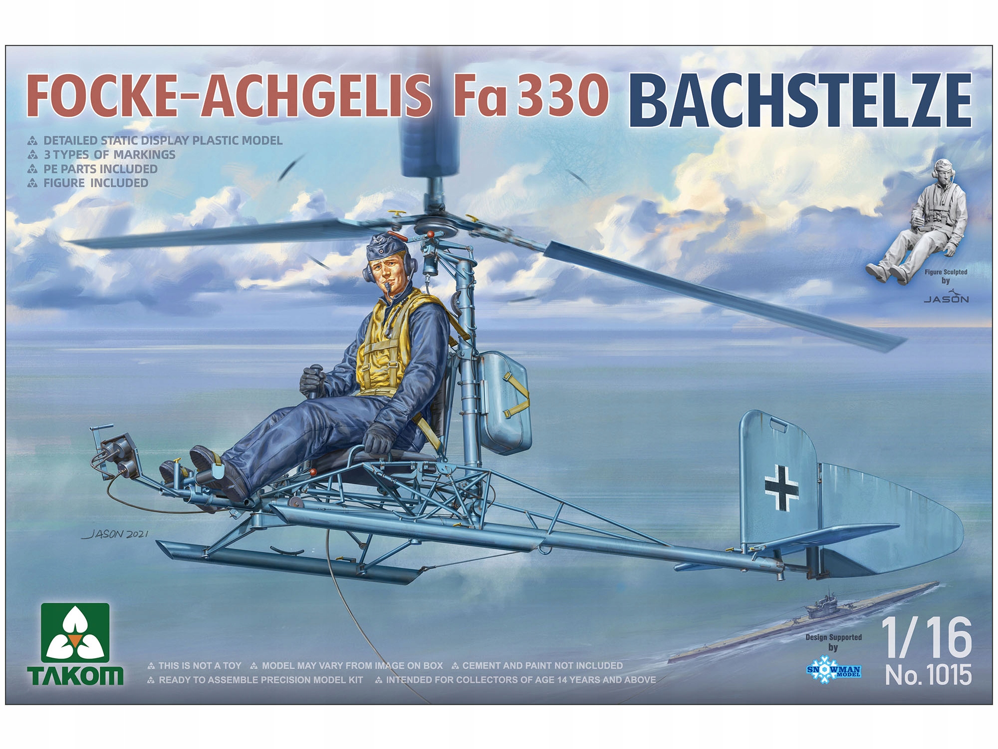 Virokluzník Focke-Achgelis Fa 330 1015 Takom