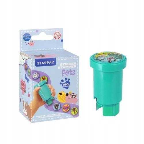 STEMPEL Z NAKLEJKAMI PETS, STARPAK
