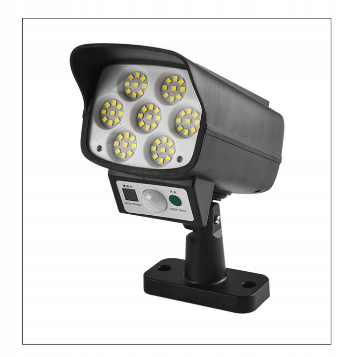 

Atrapa kamery solarna lampa ogrodowa czujnik ruchu