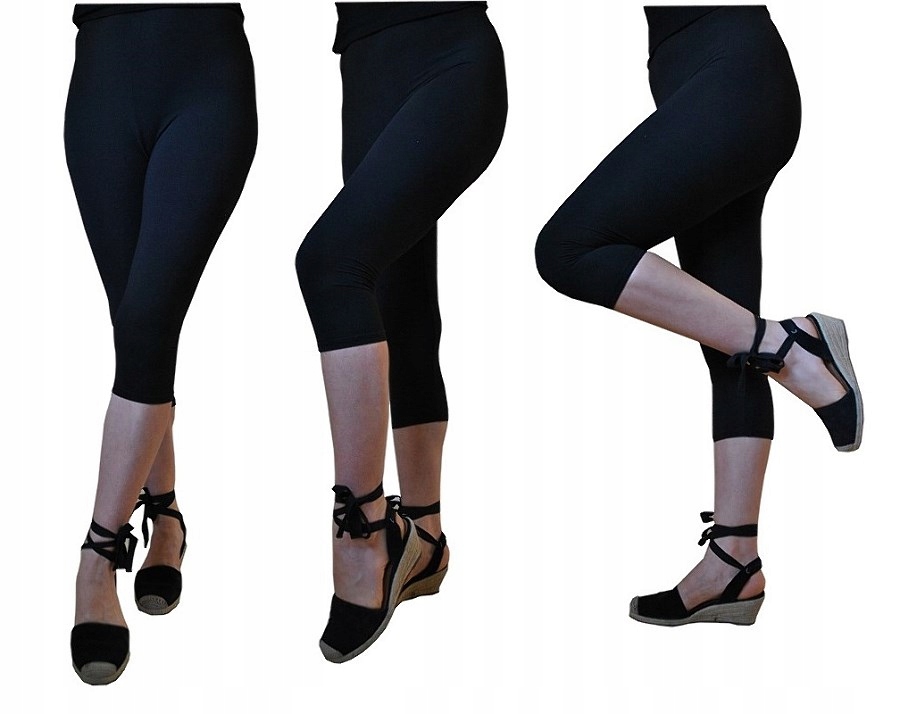 Bambusowe 3/4 LEGINSY DAMSKIE LEGGINSY 8XL Marka inna