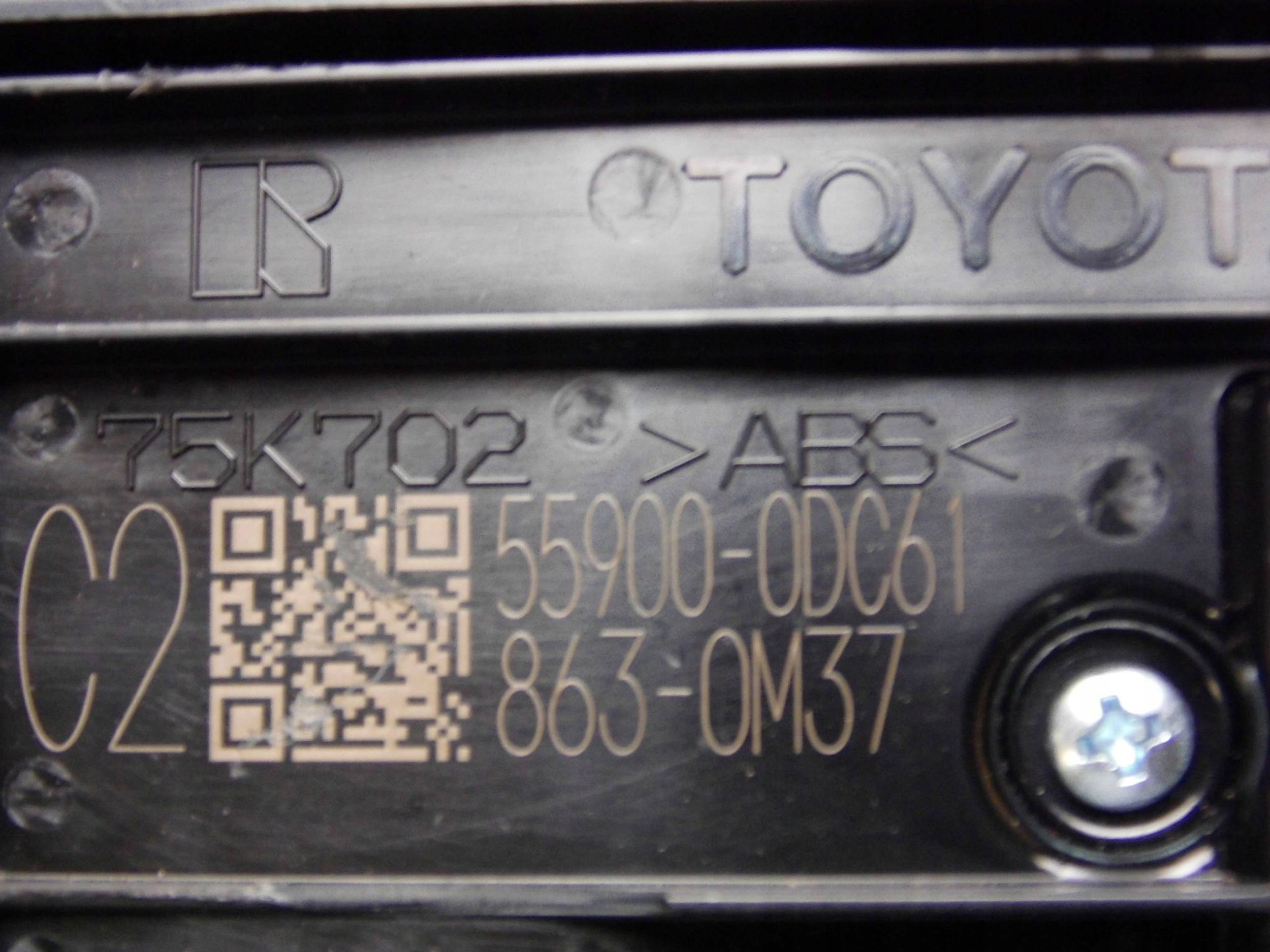 Toyota Yaris Cross COMANDI CLIMA Controllo BOCCHETTE 55900-0DC61
