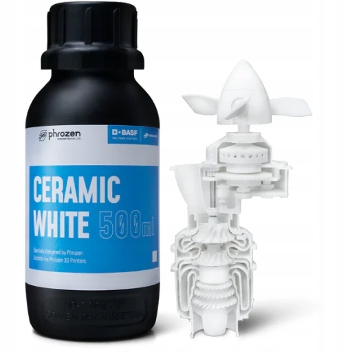 Żywica Uv Phrozen Ceramic White Biała 0.5kg 0,5l Do Drukarki 3D