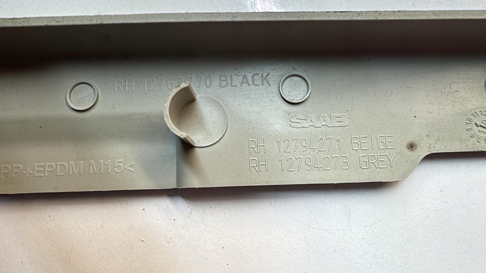 kunststofftteil ELEMENT sitz abdeckung SAAB 9-3 93 12794271 11797237 03-11