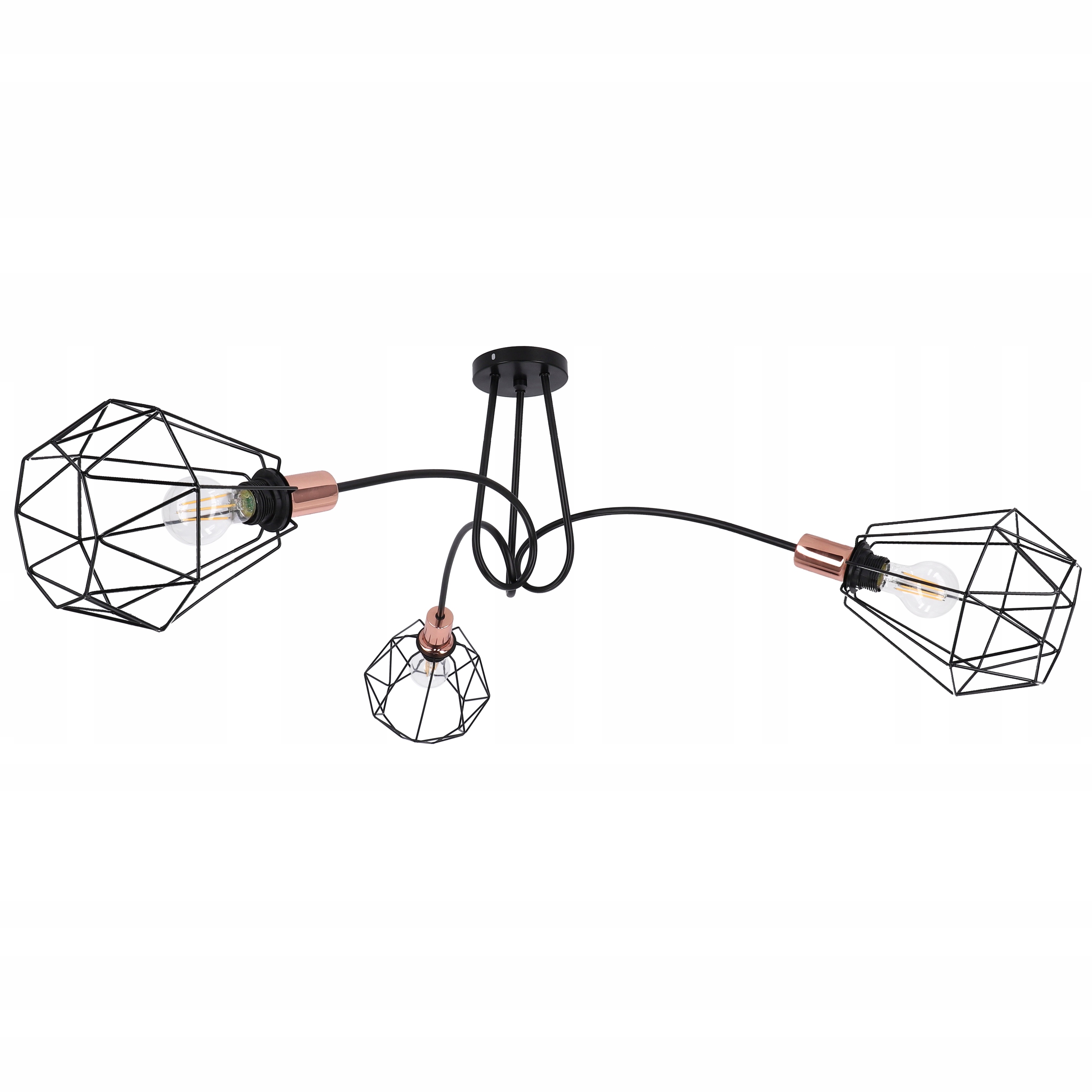 Závěsné stropní svítidlo Diamond Loft Lustr Retro