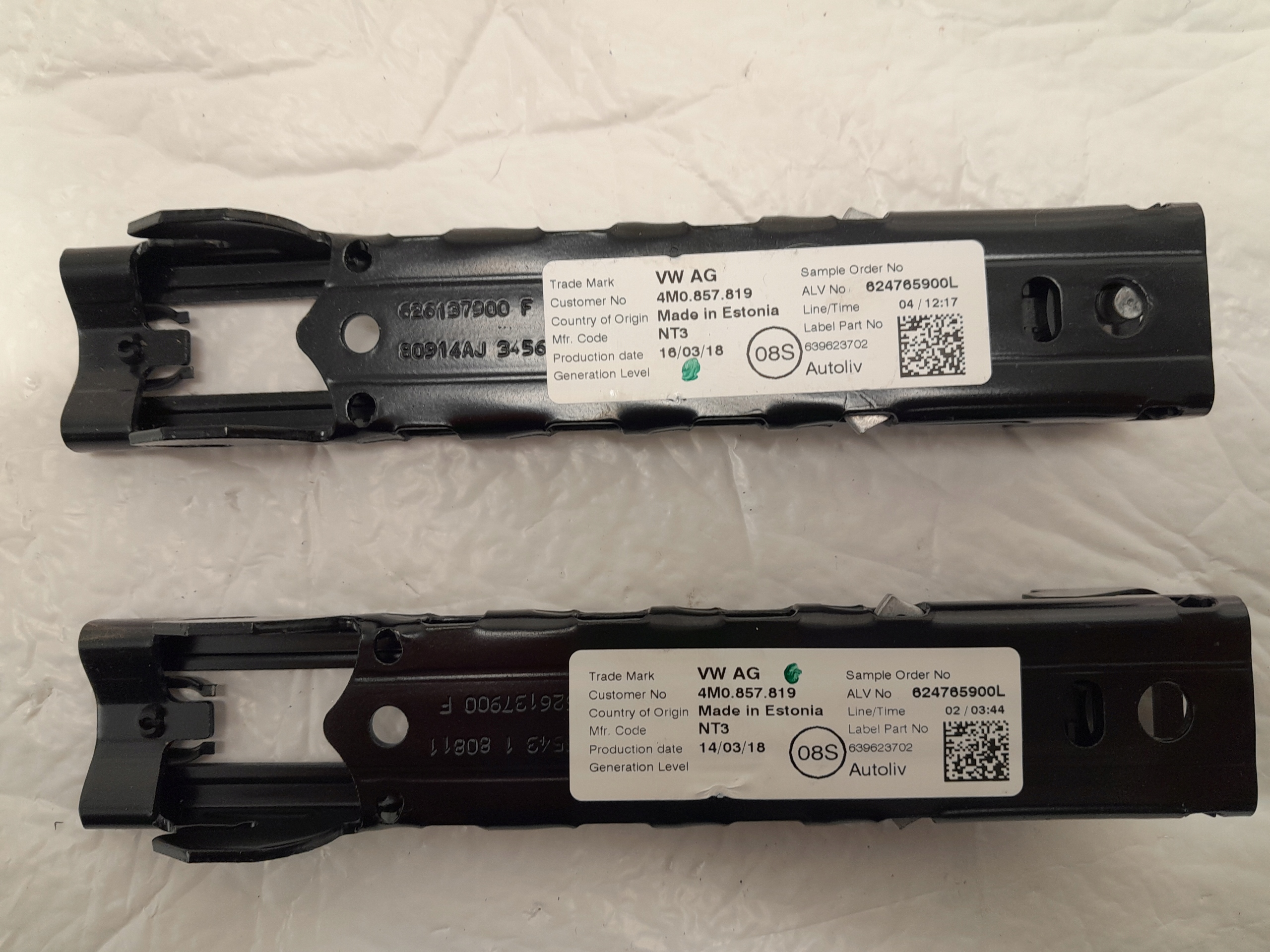 AUDI Q5 80A bracket control heights supports left right front 4M0857819