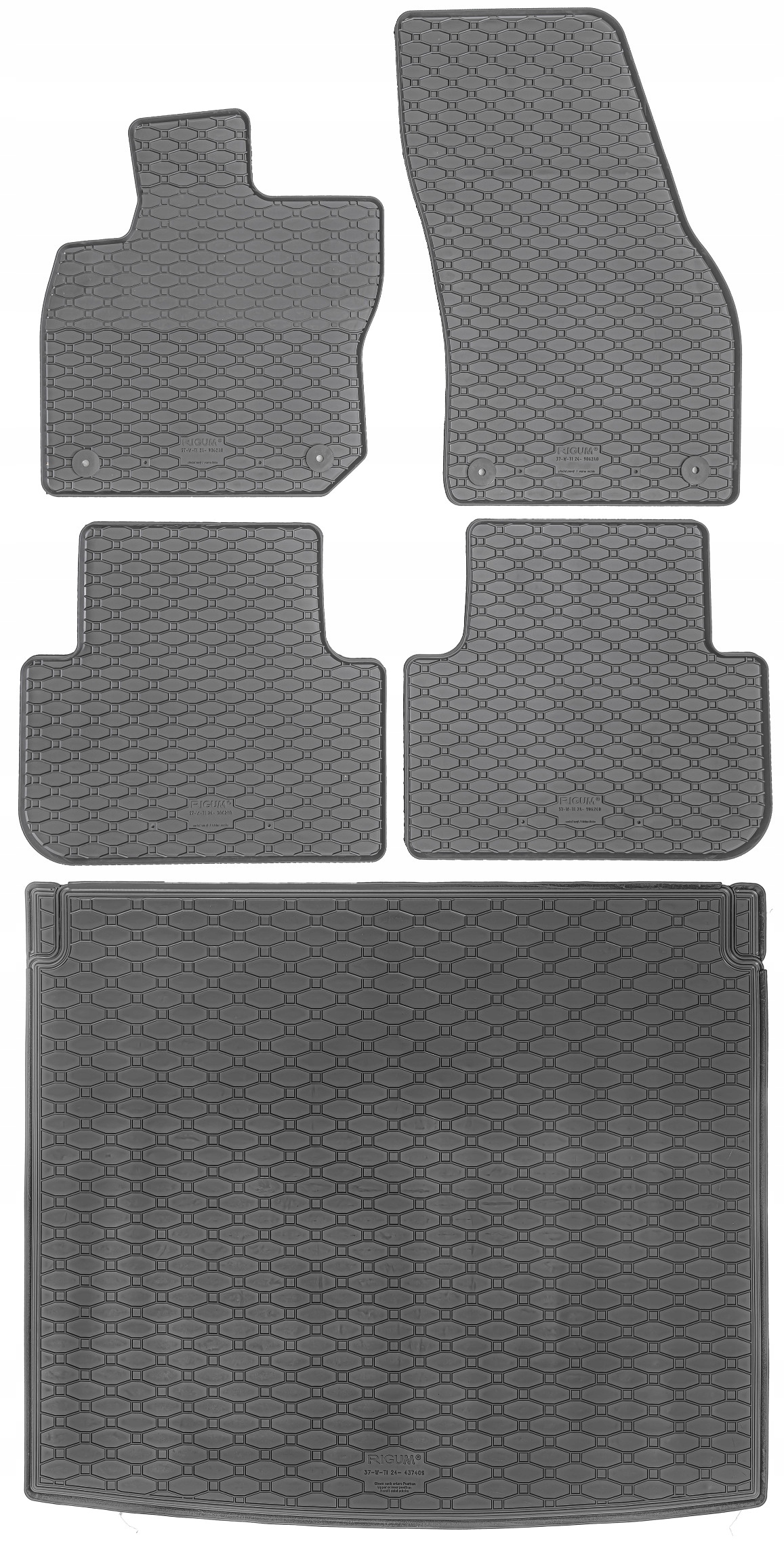 Volkswagen Tiguan IV Suv od roku 2024 – rohož batožinového priestoru koberčeky