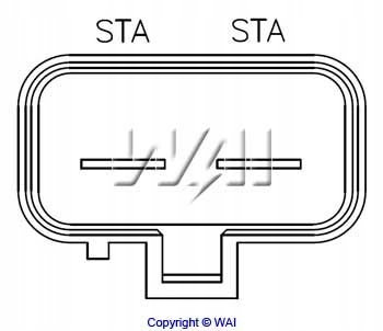 REGULATOR NAPIĘCIA H0597C WAI Producent części WAI