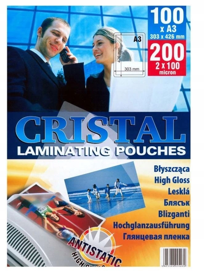 Folia do laminowania dokumentów A3, 100 mic, Argo