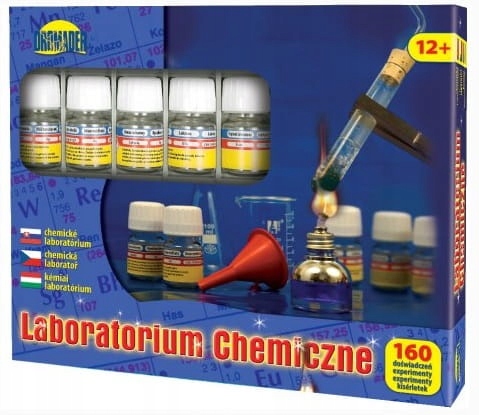 

Laboratorium Chemiczne Mały Chemik 160 Doświadczeń