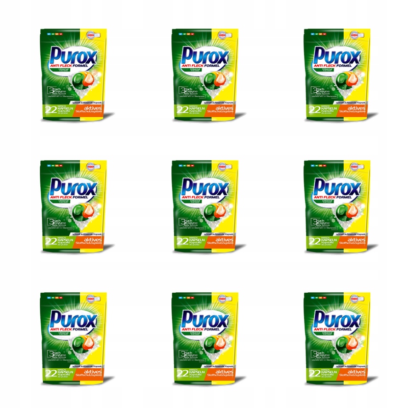 Purox Anti Fleck Universal kapsle na praní 22 ks X9