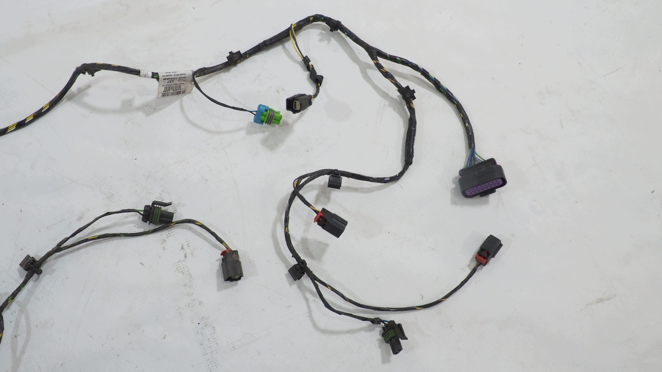 Opel Adam bundle wiring PDC of a bumper front 4xPDC 13394848