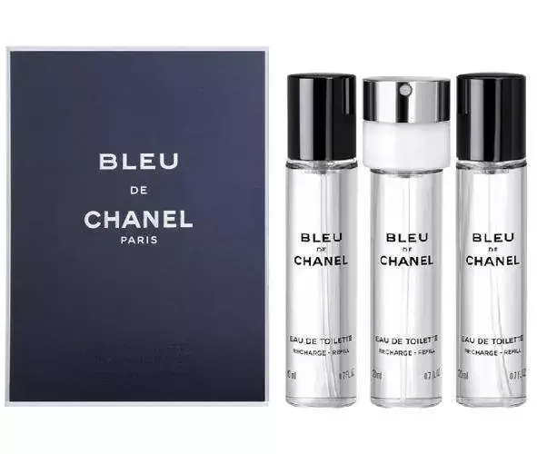 Chanel Bleu de Chanel Pour Homme sada toaletní voda sprej náplně