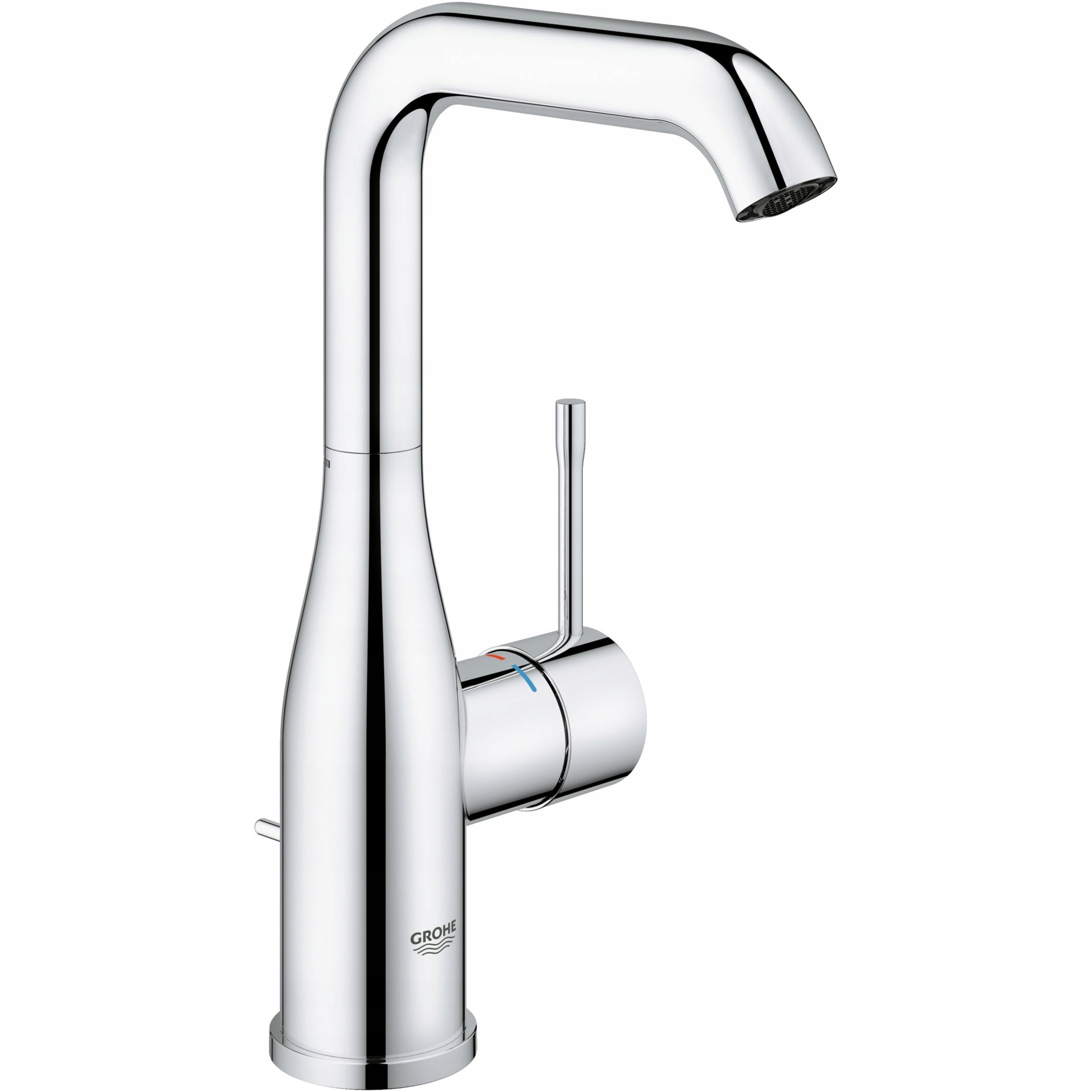 Bateria umywalkowa Essence L, Dn 15, chrom, z wylewką obrotową Grohe wyp.
