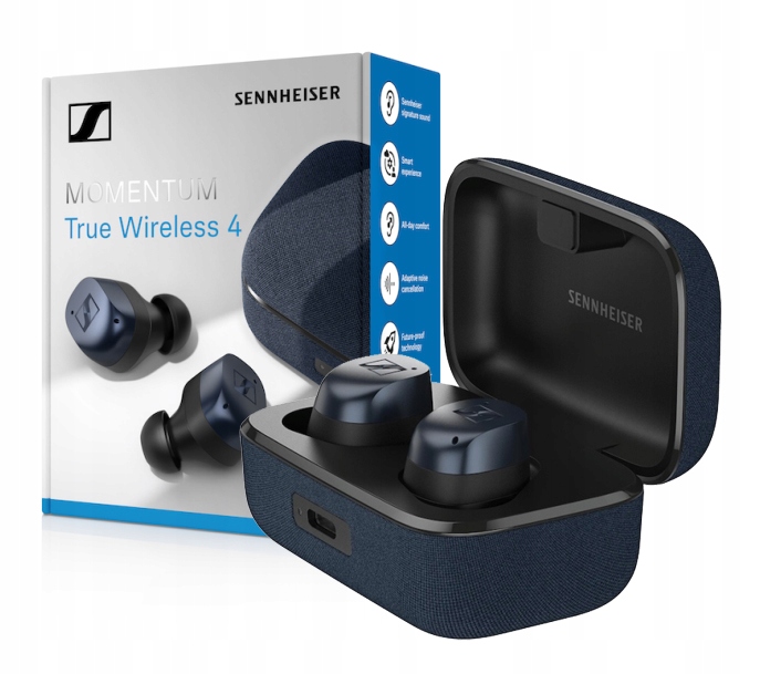 Słuchawki bezprzewodowe dokanałowe Sennheiser Momentum True Wireless 4