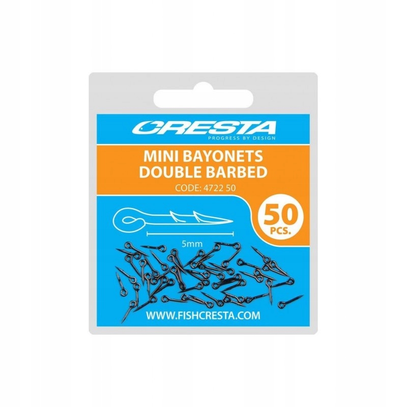 MINI BAGNETY CRESTA DOUBLE BARBED 50SZT