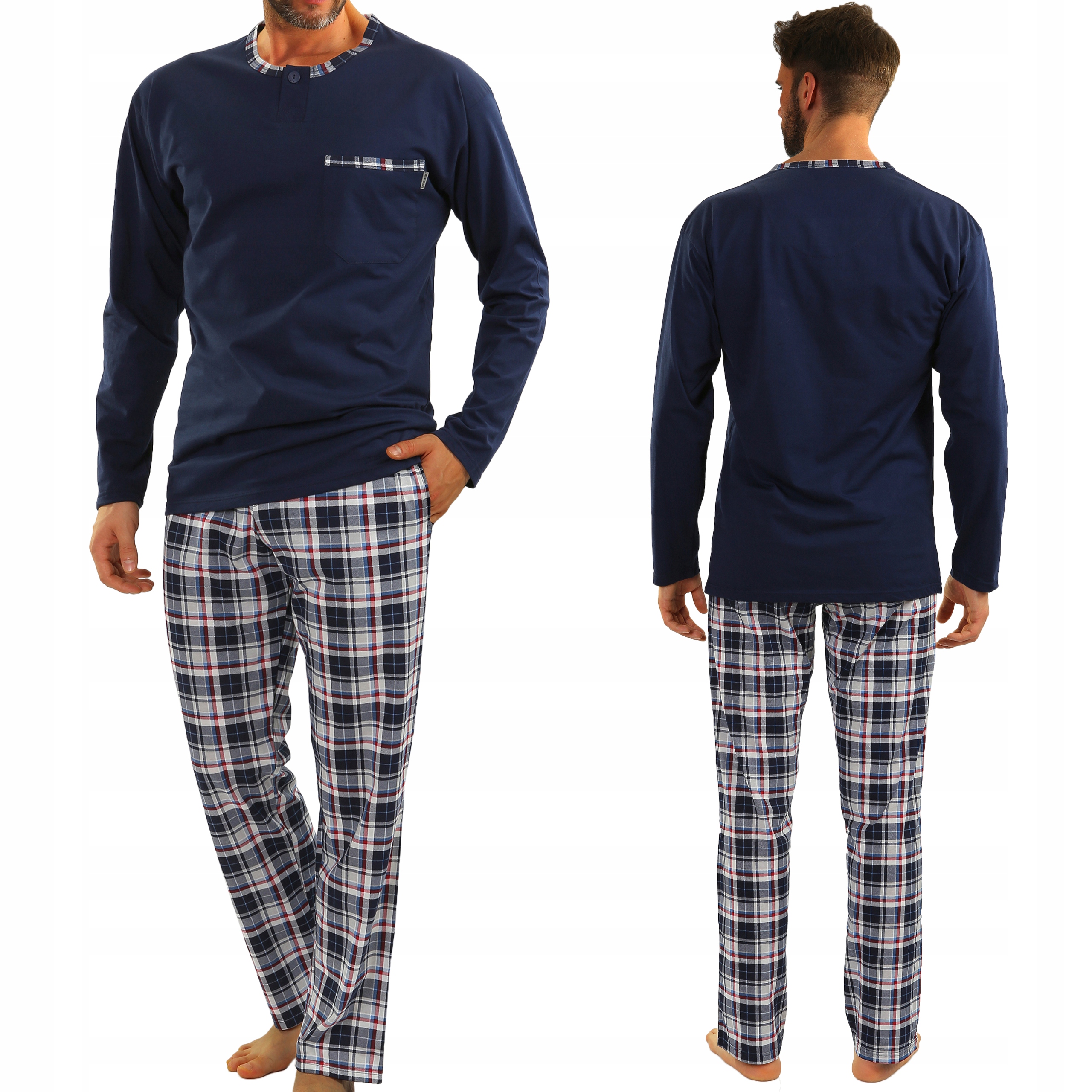 

Sesto Senso piżama męska bawełniana Jasiek 06 2XL