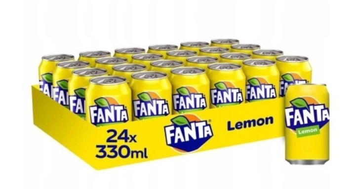 Levně Fanta Lemon 330ml 24 ks