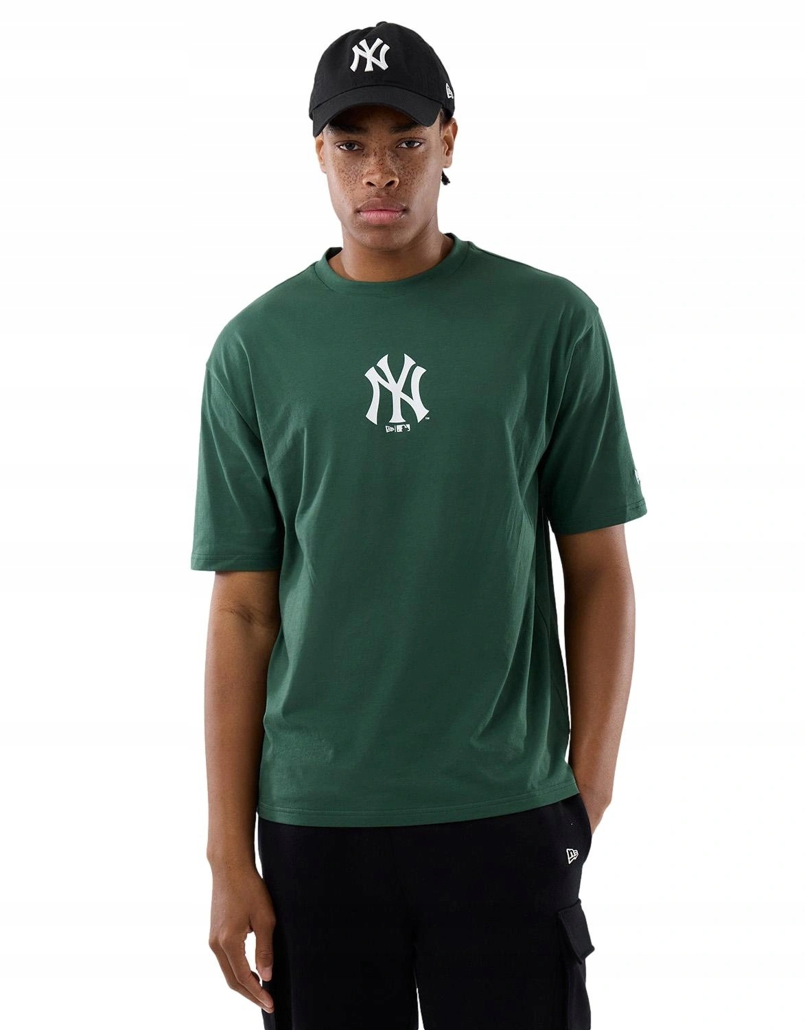 Tričko pánské New Era tričko Ny New York yankees mlb bavlněné zelené