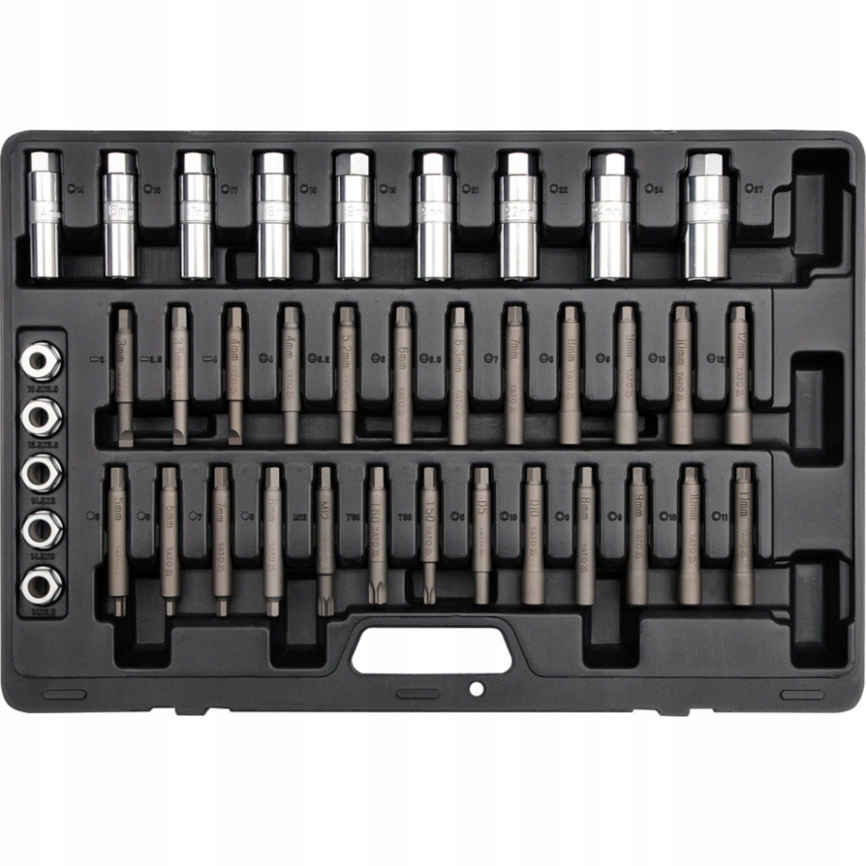 КЛЮЧИ ДЛЯ КРЕПЛЕНИЯ АМОРТИЗАТОРОВ, 39 ШТ. YT-0628