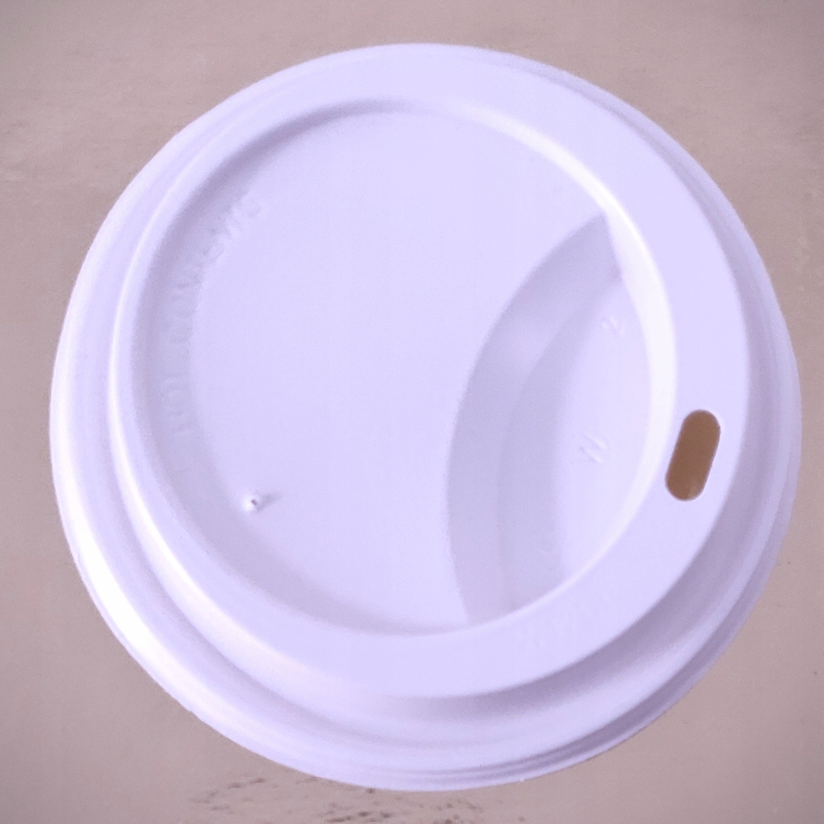 Dekiel biały do kubka 90mm PS (100 szt.) 30190