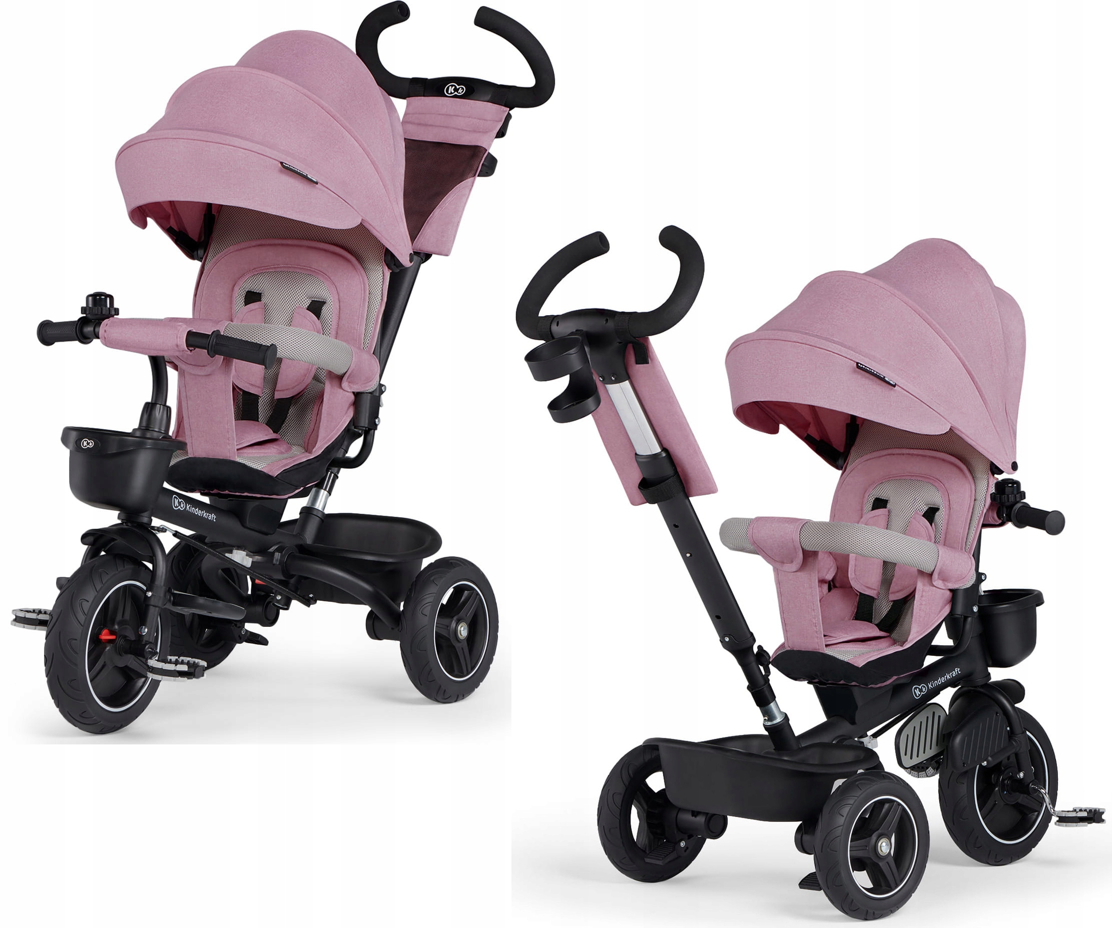 

Kinderkraft Spinstep rowerek trójkołowy Pink