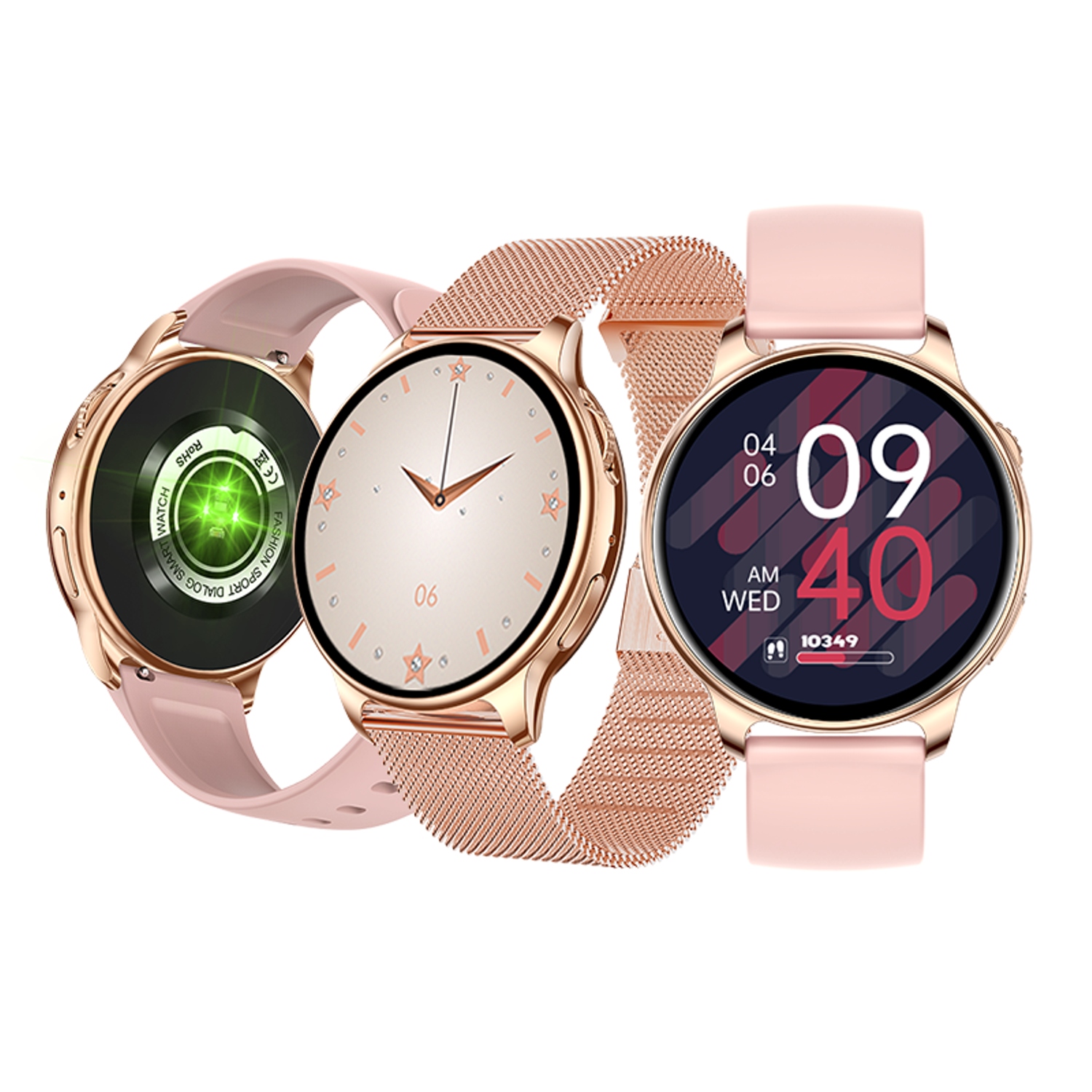 Chytré Hodinky Elegantní Módní Dámské Hodinky Hovory Náramek Řemínek