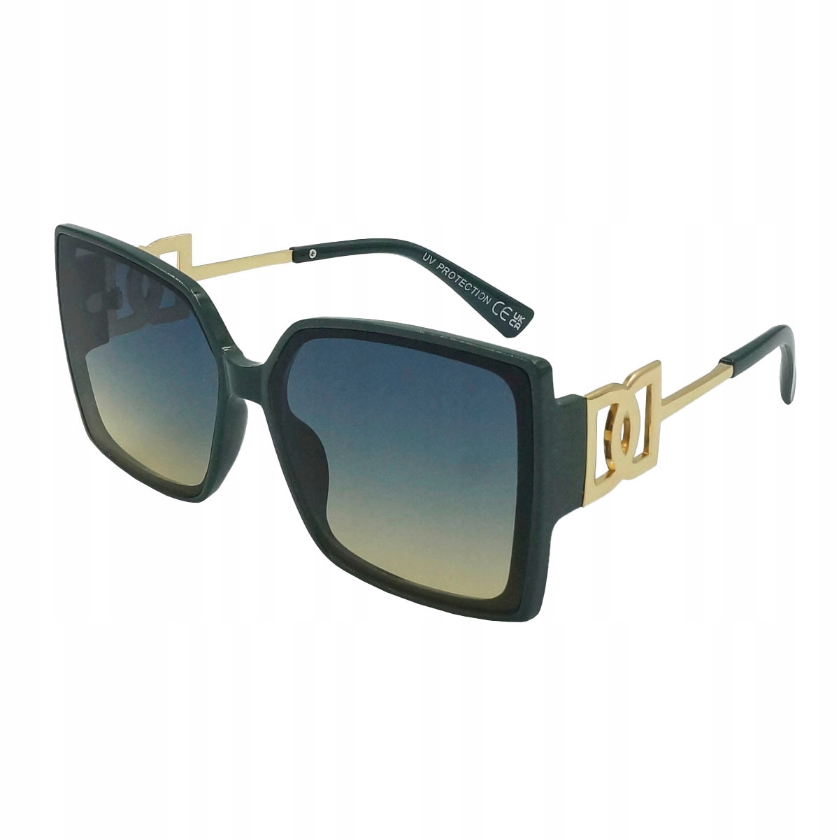 DAMSKIE OKULARY PRZECIWSŁONECZNE kwadratowe DOLLY duże 130083 Z Fason inny