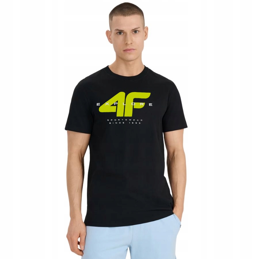 KOSZULKA MĘSKA 4F T-SHIRT PODKOSZULEK BLUZKA SPORTOWA NA CO DZIEŃ Rozmiar M