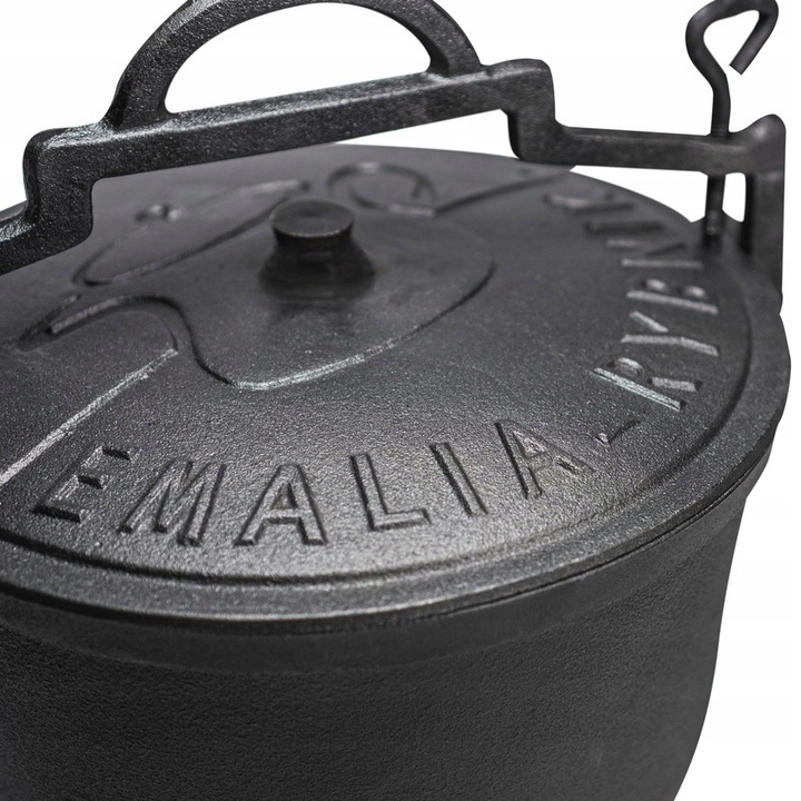 KOCIOŁEK EMALIOWANY ŻELIWNY GARNEK MYŚLIWSKI 4l Rodzaj stojący