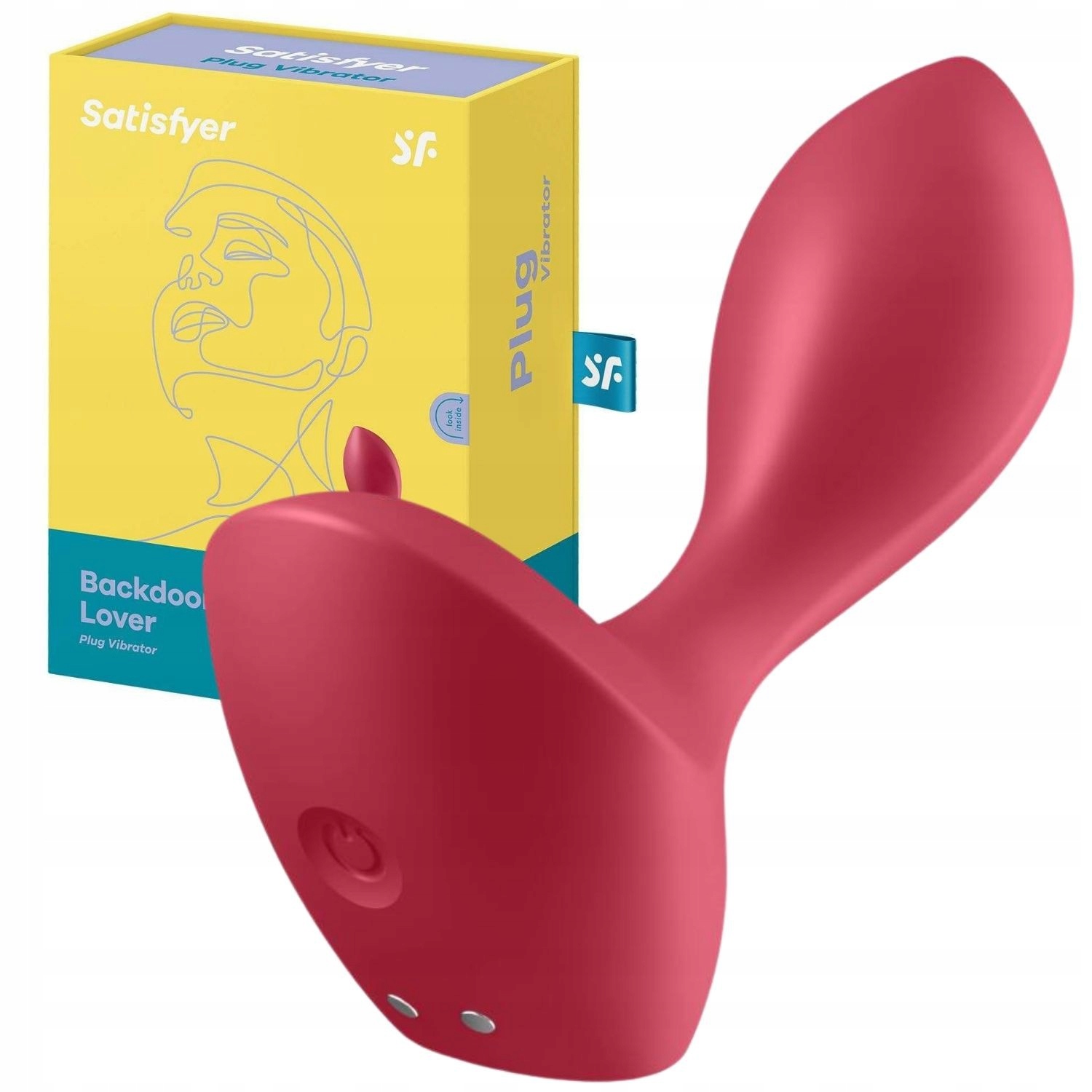 

Wibrujący korek analny, Usb Czerwony Blush