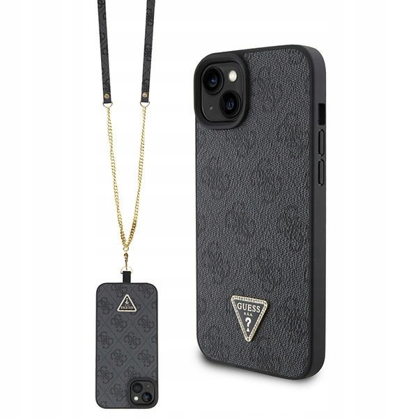 Guess GUHCP15SP4TDSCPK iPhone 15 14 13 6.1" czarny/black hardcase Cross