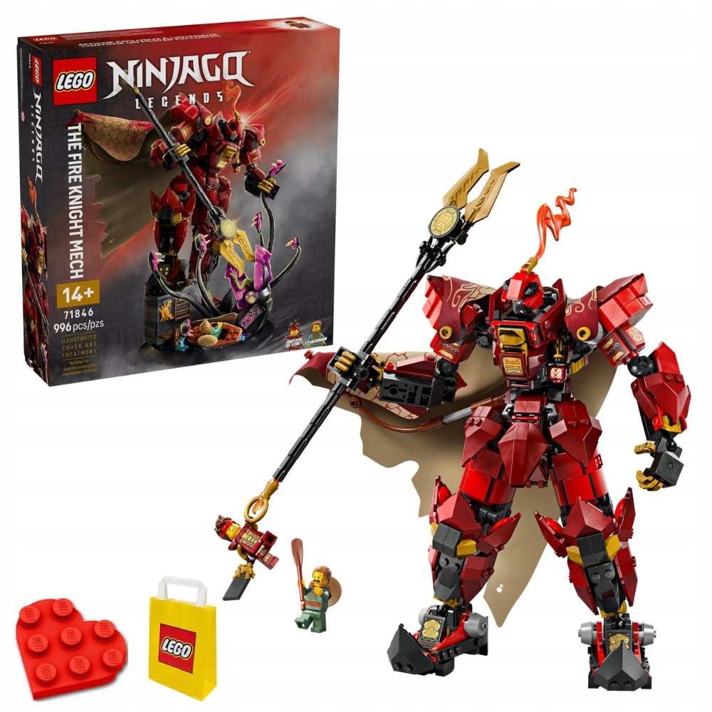 stavebnice Lego Ninjago 71846 Mech ohnivého rytíře Ninjago Legends