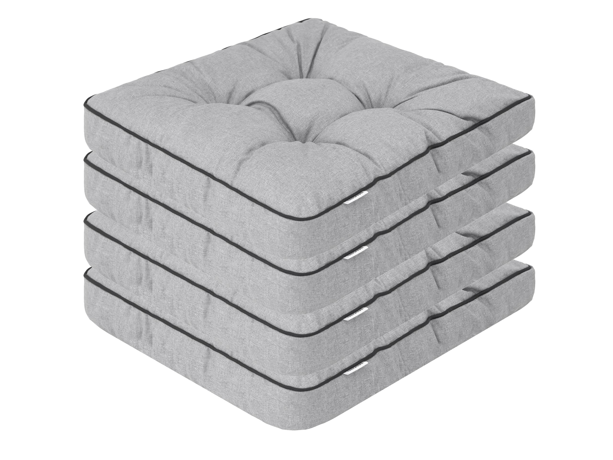 Sada 4 záhradných vankúšov, vankúš na kreslo, vankúš na stoličku