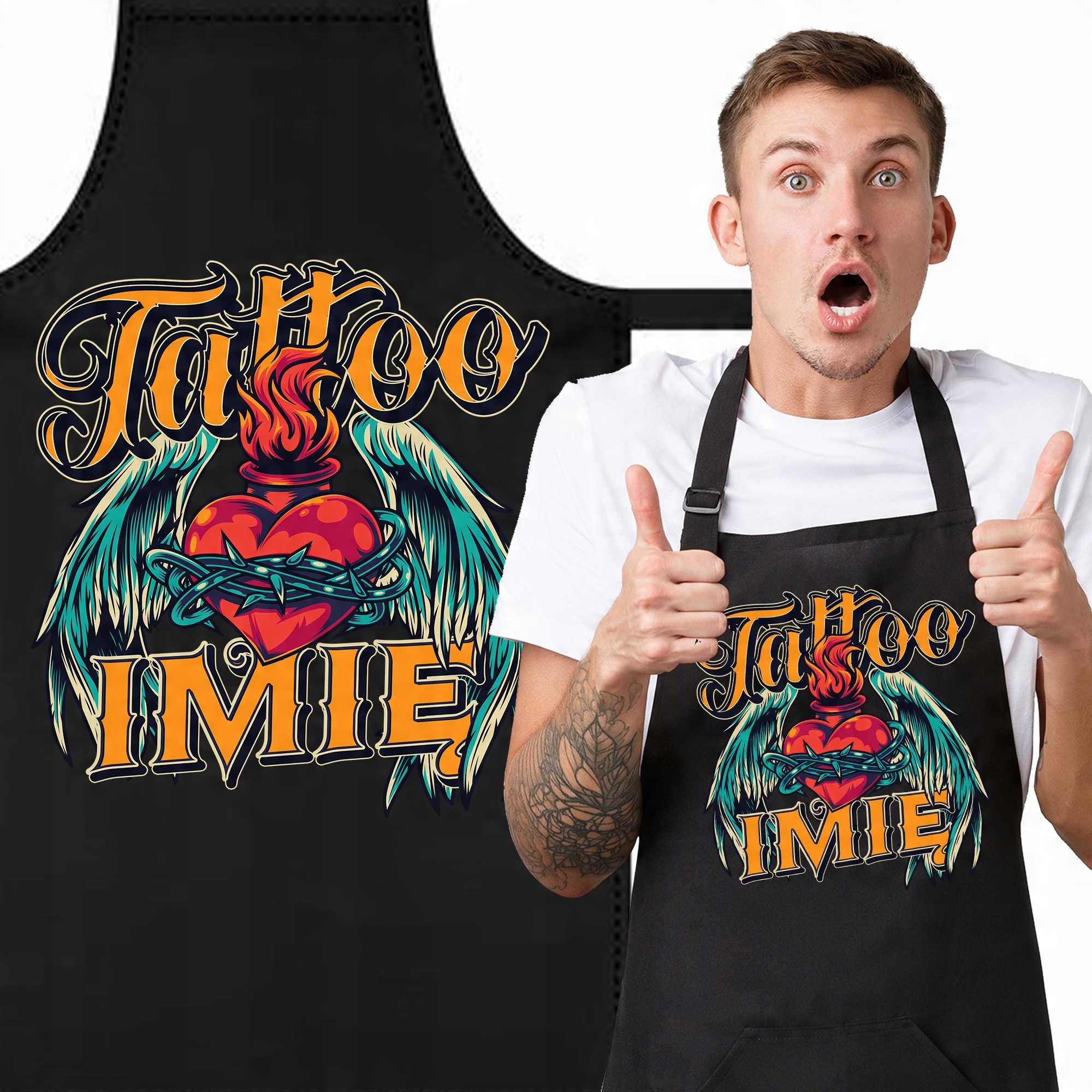

Fartuch dla Tatuażysty Twoje Imię Wiele Wzorów MIX