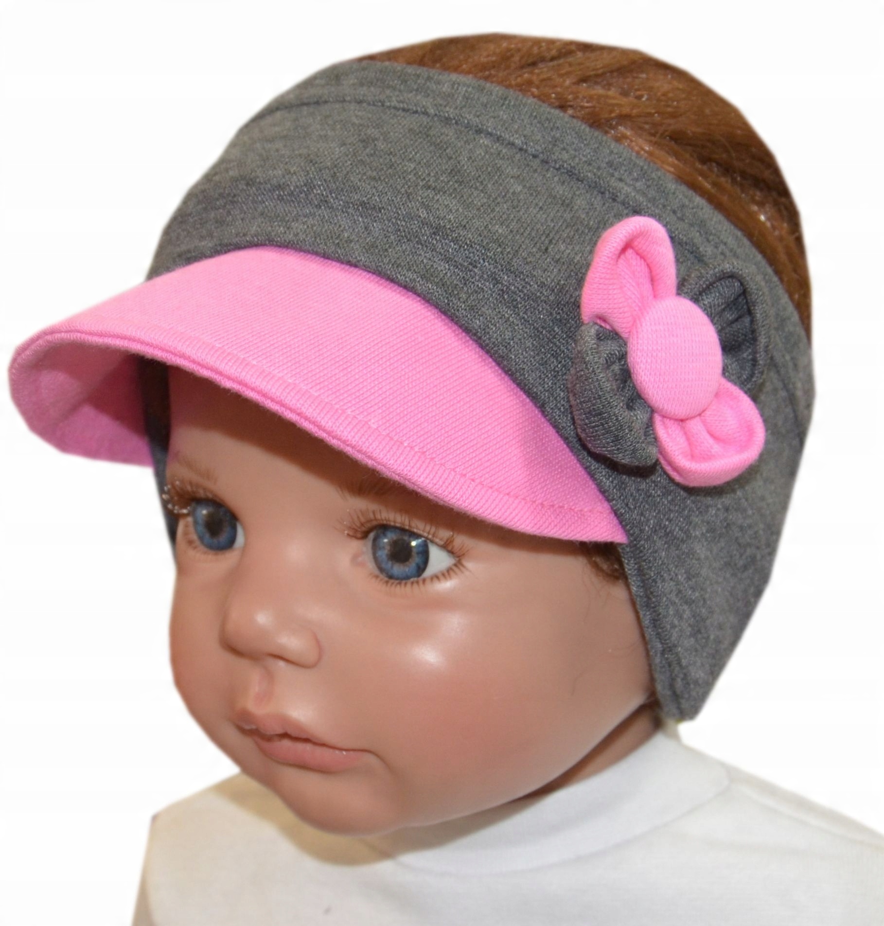 

Opaska z daszkiem Ewa 39-44cm 3-9m