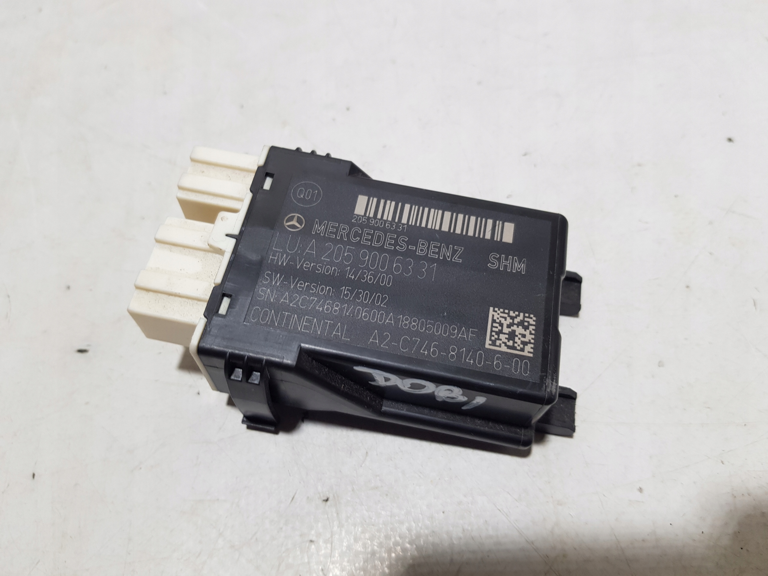 modul SITZ Bedienteil MERCEDES W205 A2059006331