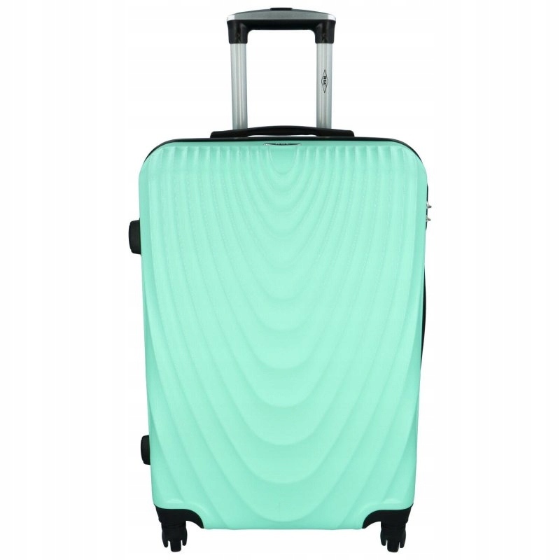 Walizka Duża Twarda Bagaż Rgl Podróżna Miętowa Abs