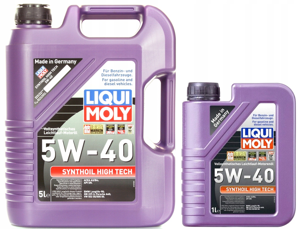 Olej Liqui Moly 5V40 Synthoil High Tech 6L