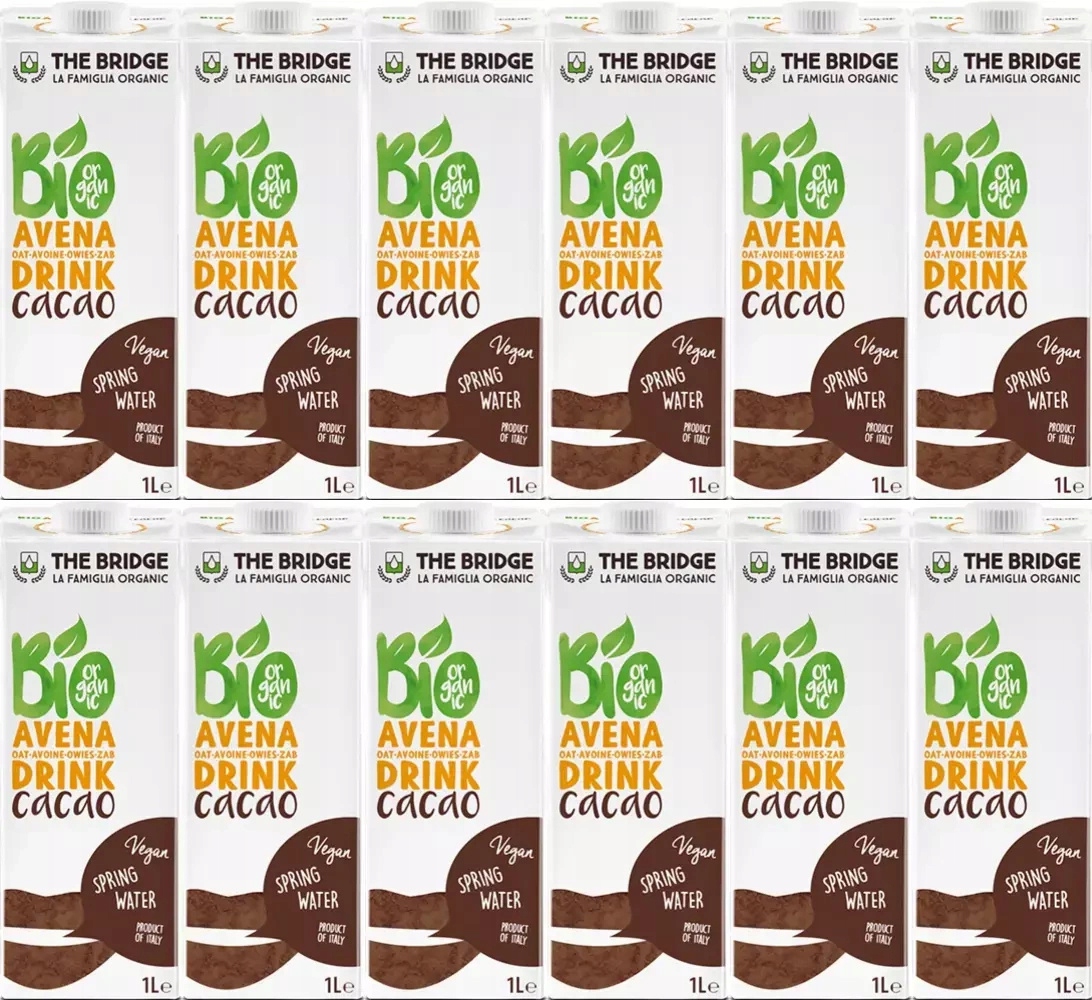 Napój Owsiano-Czekoladowy 12x1L The Bridge Eko