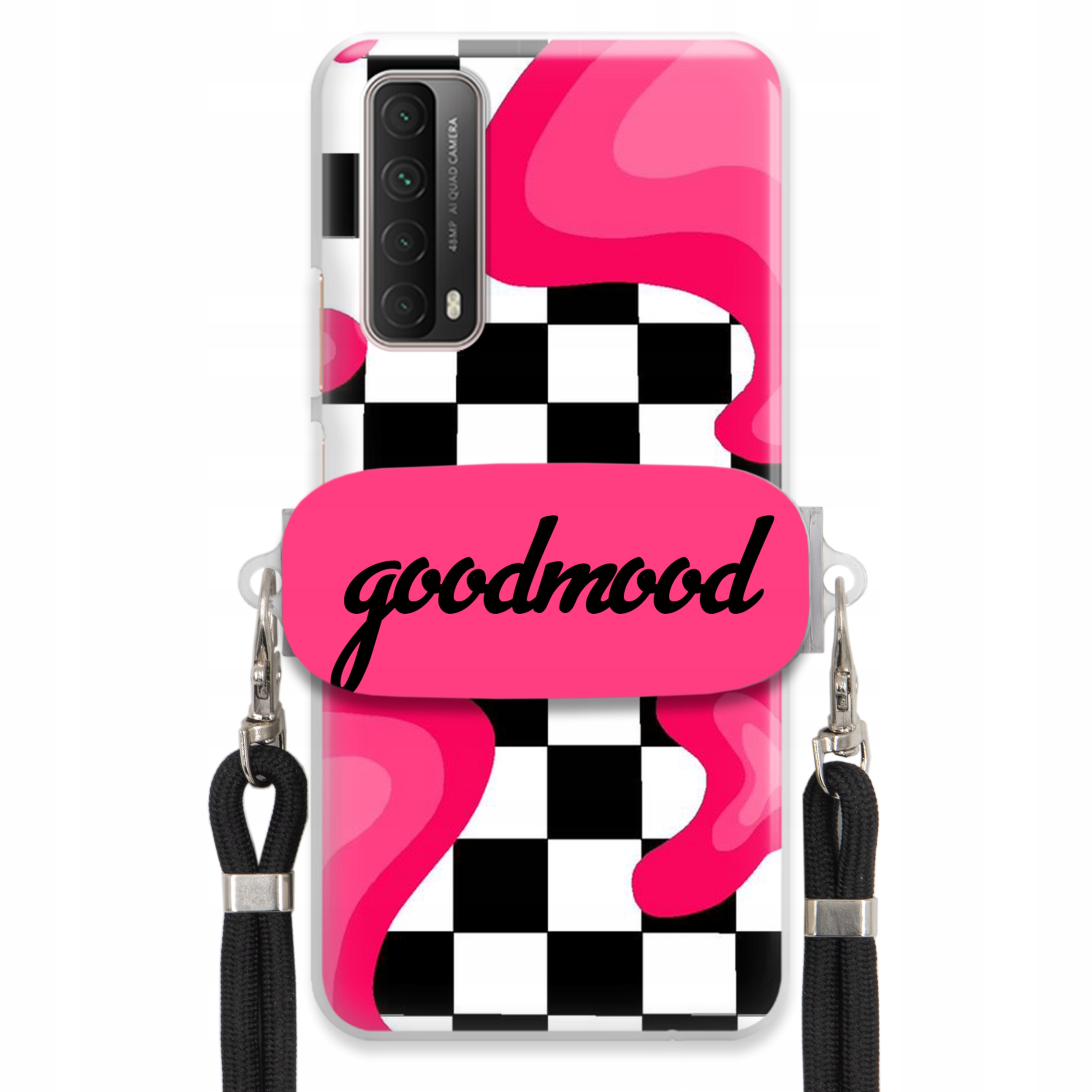 Pouzdro Pro Huawei P Smart 2021 Sada Pouzder Držák Na Vodítko Černá For Teen Splash