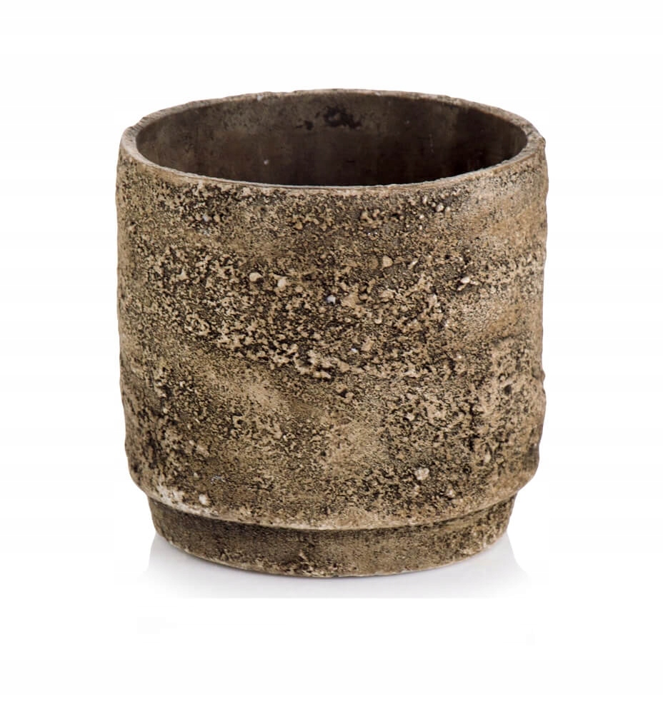 

Doniczka Osłonka Ceramiczna Rustic Brązowa ø 14
