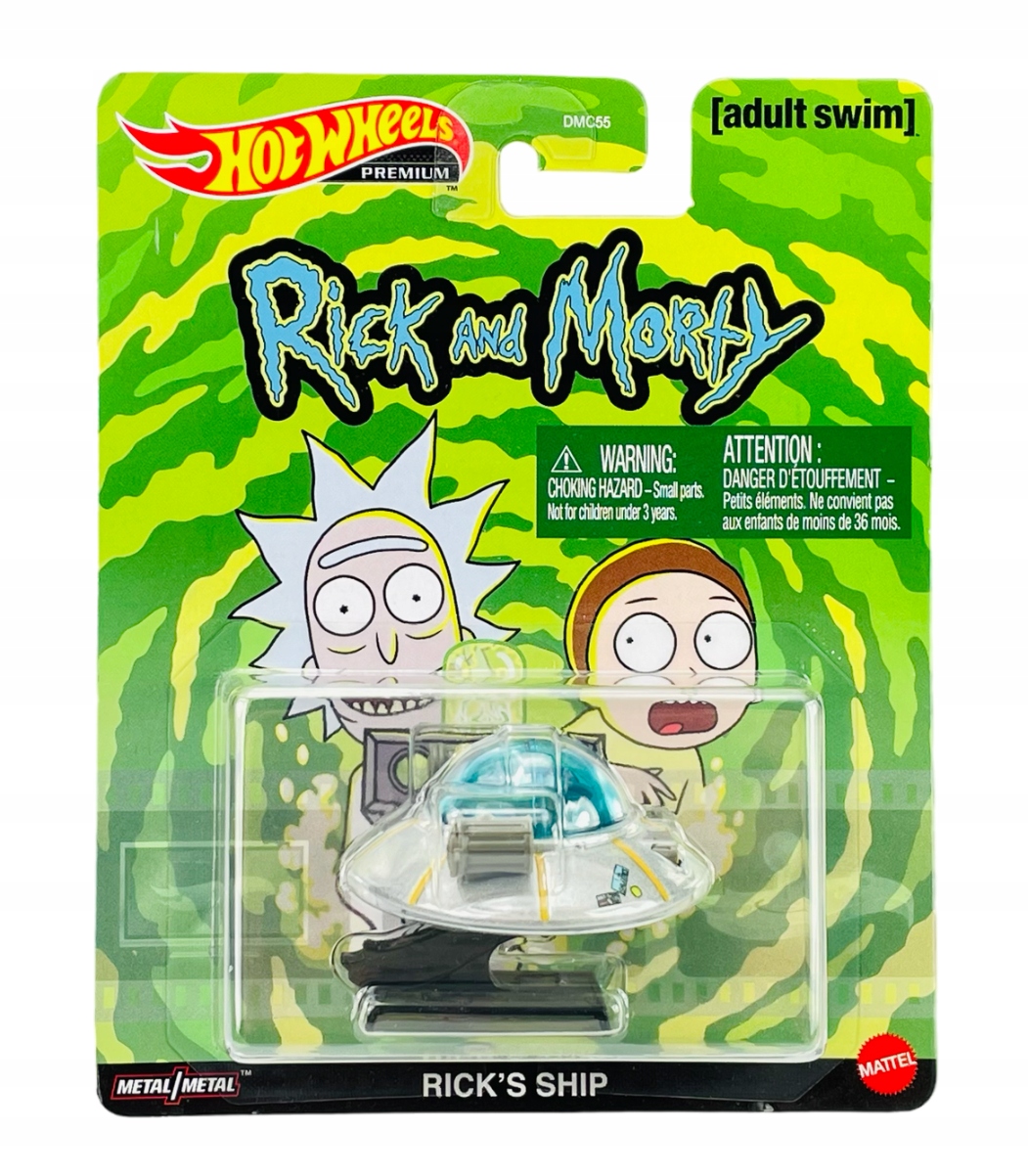 HOT WHEELS 2021 RETRO ENTERTAINMENT RICK AND MORTY RICK'S SHIP GJR47 NOWY