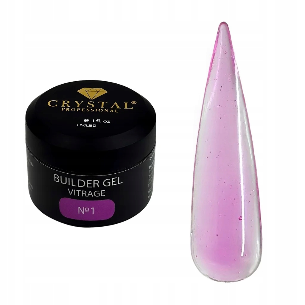 Builder Gel Vitrage #1 Crystal Professional żel budujący